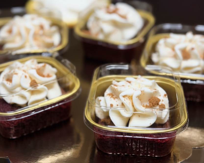 Flower Square Mini Cakes