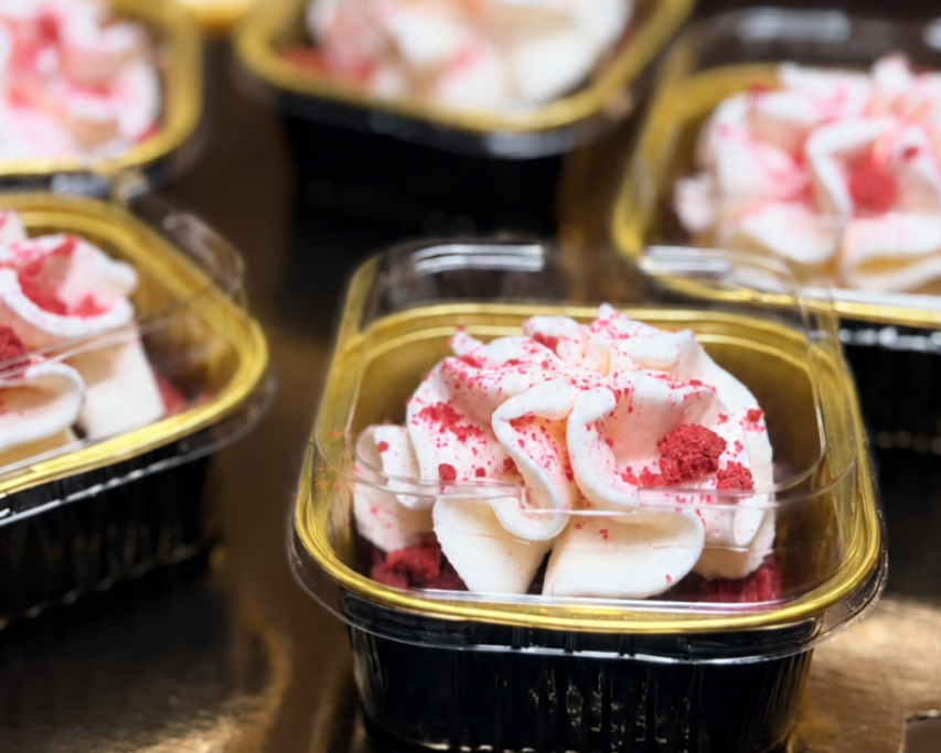 Flower Square Mini Cakes